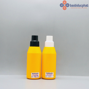 Chai Povidone nhựa HDPE màu vàng dung tích 100ml