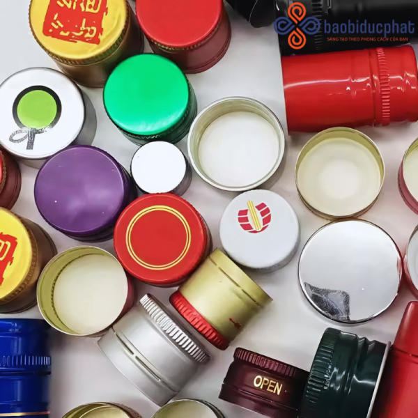 Nắp nhôm chống giả mạo ROPP chai rượu vang, rượu nho sang trọng