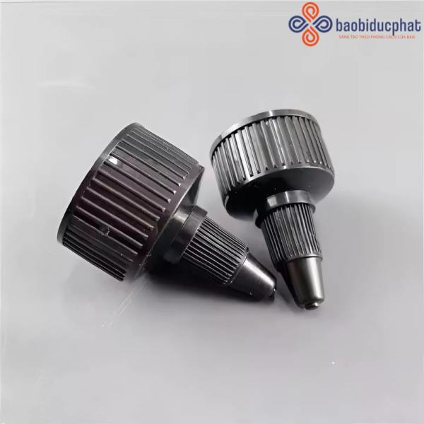 Nắp vòi nón màu đen nhựa PP nhiều kích cỡ