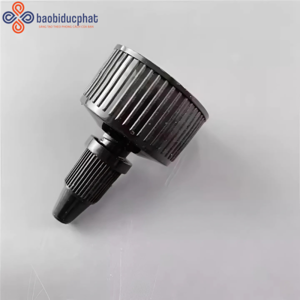 Nắp vòi nón màu đen nhựa PP nhiều kích cỡ