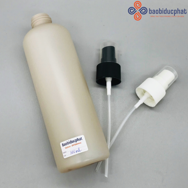 Chai phun sương mỹ phẩm nhựa HDPE 300ml màu nhám