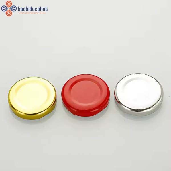 Nắp thiếc hũ thủy tinh thực phẩm 38mm