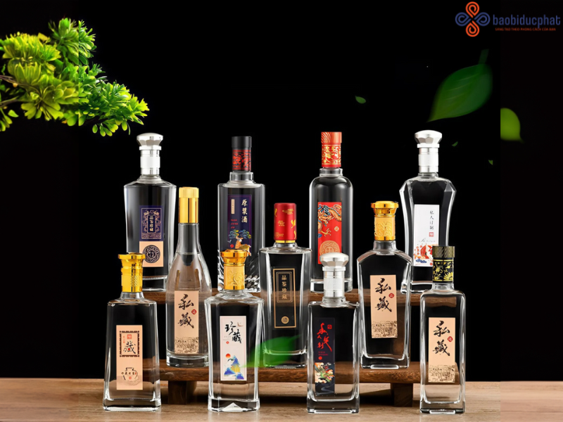 Chai rượu thuỷ tinh giá sỉ