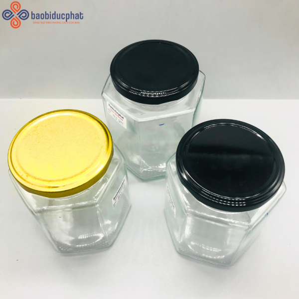 Hũ thủy tinh lục giác