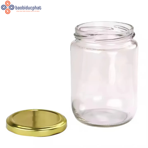 Hũ thủy tinh tròn đựng thực phẩm 240ml