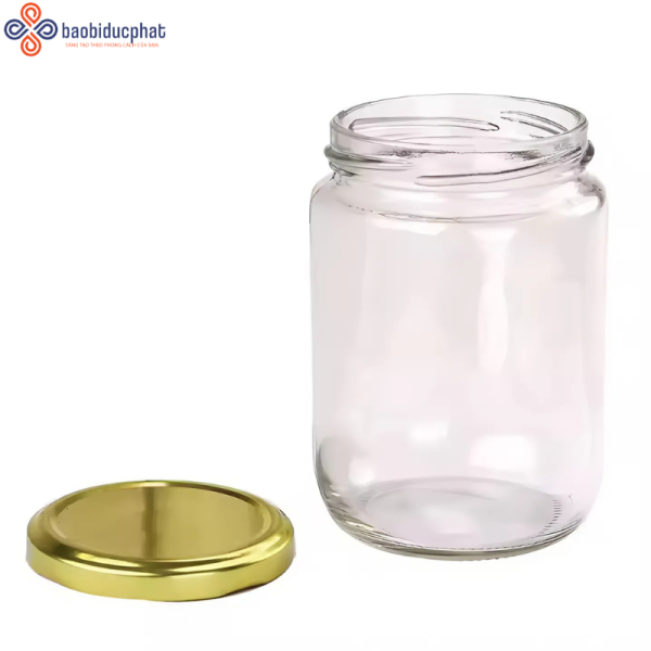 Hũ thủy tinh tròn đựng thực phẩm 240ml