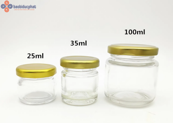 Các dung tích nhỏ thường được đựng yến hoặc gia vị