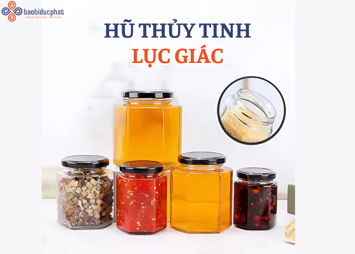 Hũ thủy tinh lục giác