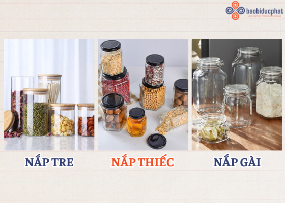 Một số loại nắp hũ phổ biến hiện nay