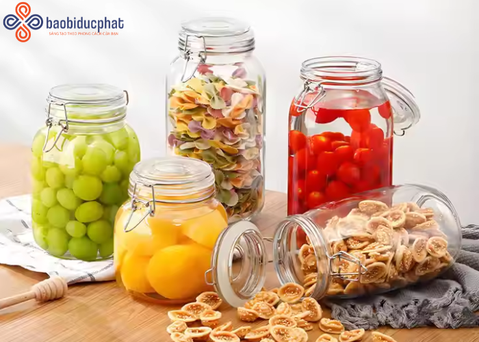 Nắp cài giữ được độ kín tuyệt đối cho sản phẩm bên trong