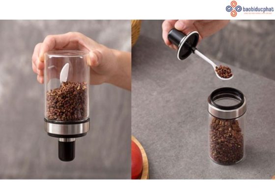 Hũ thủy tinh đựng gia vị