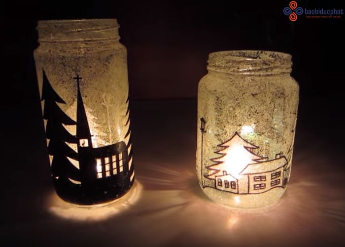 Trang trí hũ thủy tinh - 7 ý tưởng tái chế và decor độc đáo