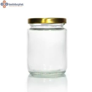 Hũ thủy tinh đựng cà phê dáng tròn 500ml