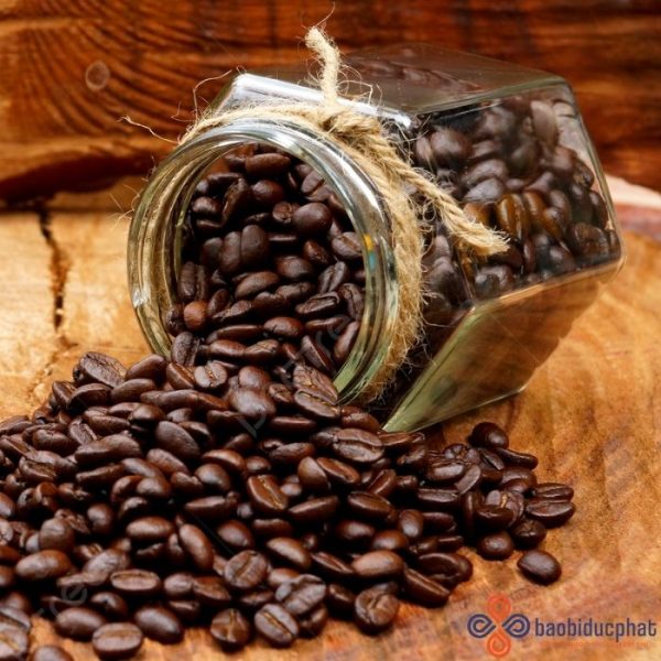 Hũ thủy tinh đựng cà phê hình lục giác 500ml
