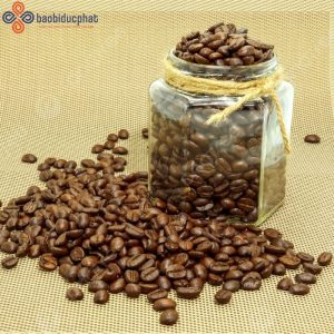 Hũ thủy tinh lục giác đựng cà phê 380ml