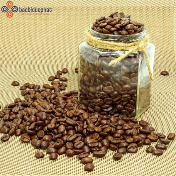 Hũ thủy tinh lục giác đựng cà phê 380ml