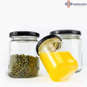 Hũ thủy tinh tròn 350ml