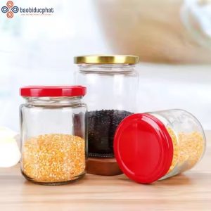 Hũ thủy tinh tròn 350ml