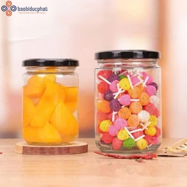 Hũ thủy tinh tròn 500ml