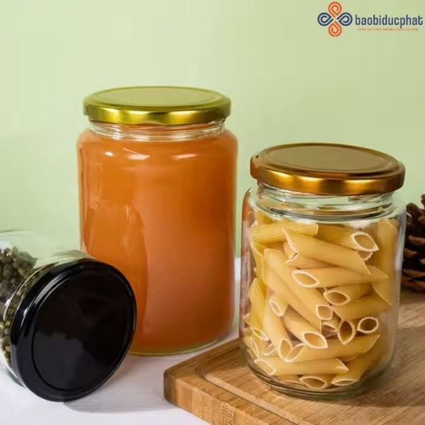 Hũ thủy tinh tròn 500ml