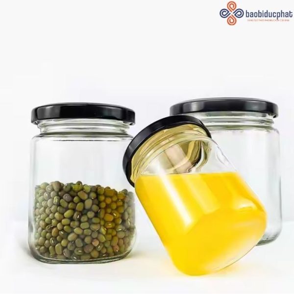 Hũ thủy tinh tròn 500ml