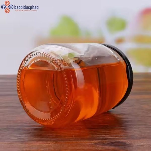 Hũ thủy tinh tròn 500ml đựng mật ong