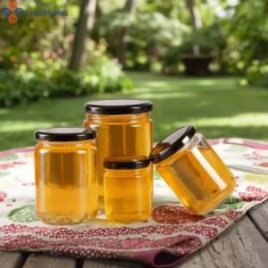 Hũ thủy tinh tròn 500ml đựng mật ong