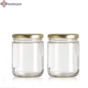 Hũ thủy tinh tròn đựng cà phê 240ml
