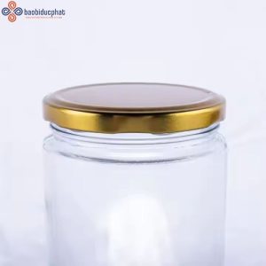 Hũ thủy tinh tròn đựng cà phê 350ml