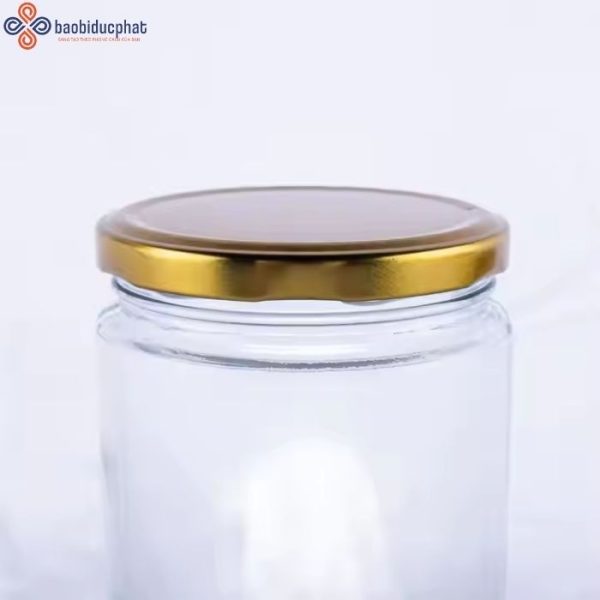 Hũ thủy tinh tròn đựng cà phê 350ml