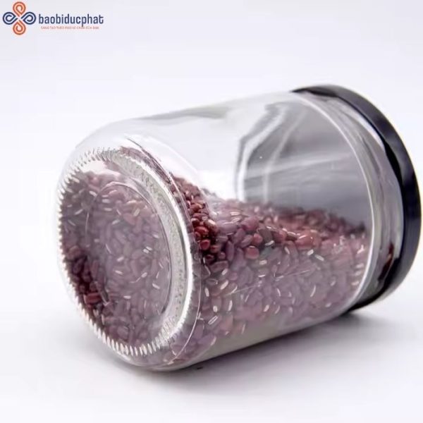 Hũ thủy tinh tròn đựng cà phê 350ml