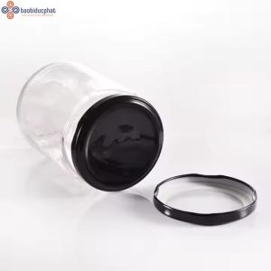 Hũ thủy tinh tròn đựng gia vị 350ml