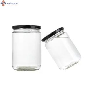 Hũ thủy tinh tròn đựng gia vị 350ml