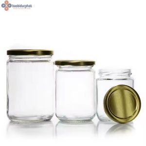 Hũ thủy tinh tròn đựng gia vị 500ml