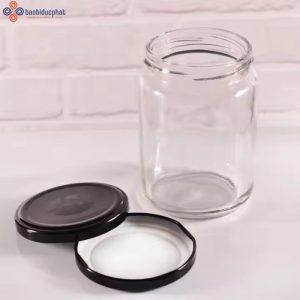 Hũ thủy tinh tròn đựng gia vị 500ml