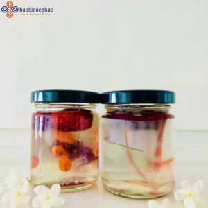 Hũ thủy tinh tròn đựng yến chưng 200ml