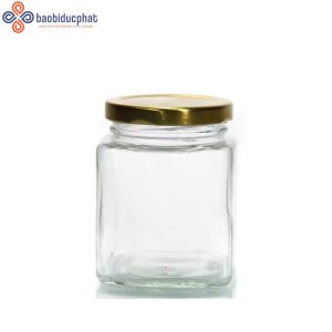 Hũ thủy tinh vuông 500ml