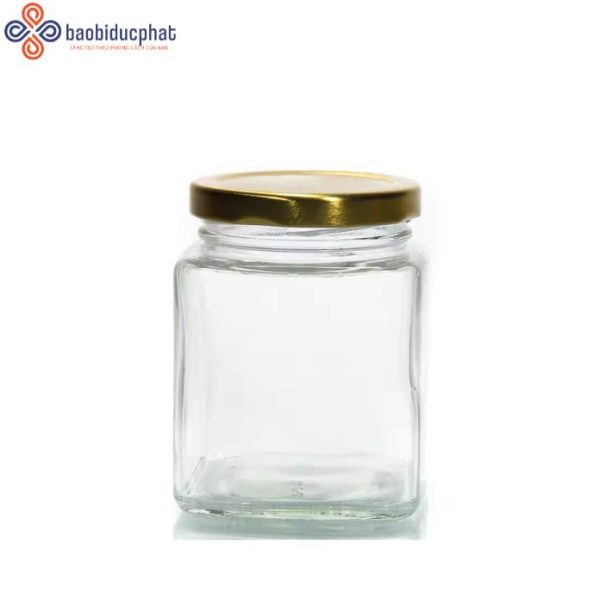Hũ thủy tinh vuông 500ml