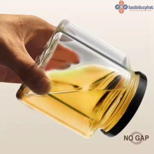 Hũ thủy tinh vuông 500ml đựng mật ong
