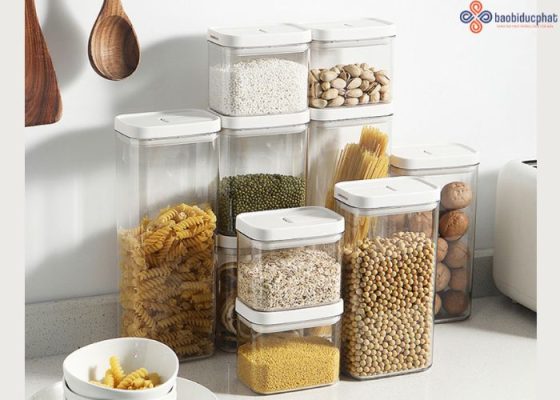 Hũ thủy tinh đựng gia vị
