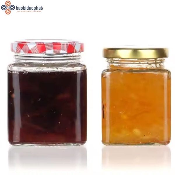 Hũ thủy tinh vuông đựng gia vị 500ml