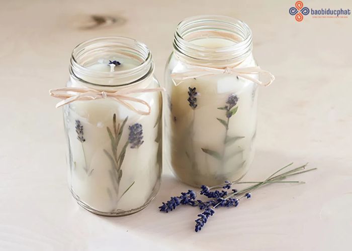 Trang trí hũ thủy tinh - 7 ý tưởng tái chế và decor độc đáo