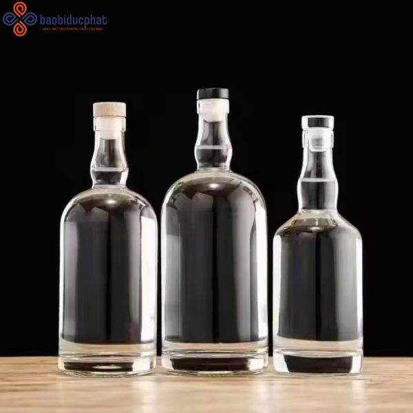 Chai thủy tinh đựng rượu B01-500 dung tích 500ml