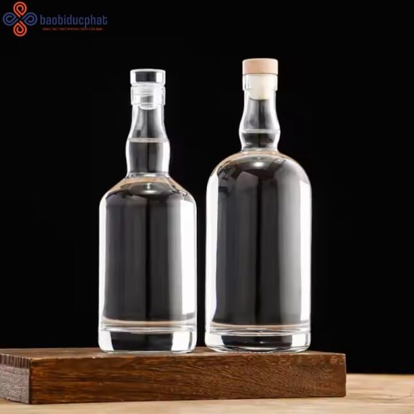 Chai thủy tinh đựng rượu B01-750 dung tích 750ml