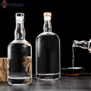 Chai thủy tinh đựng rượu B01-750 dung tích 750ml