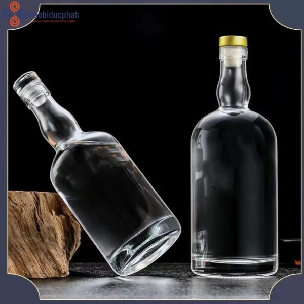 Chai thủy tinh đựng rượu B01-750 dung tích 750ml