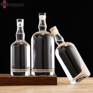 Chai thủy tinh đựng rượu B01-750 dung tích 750ml