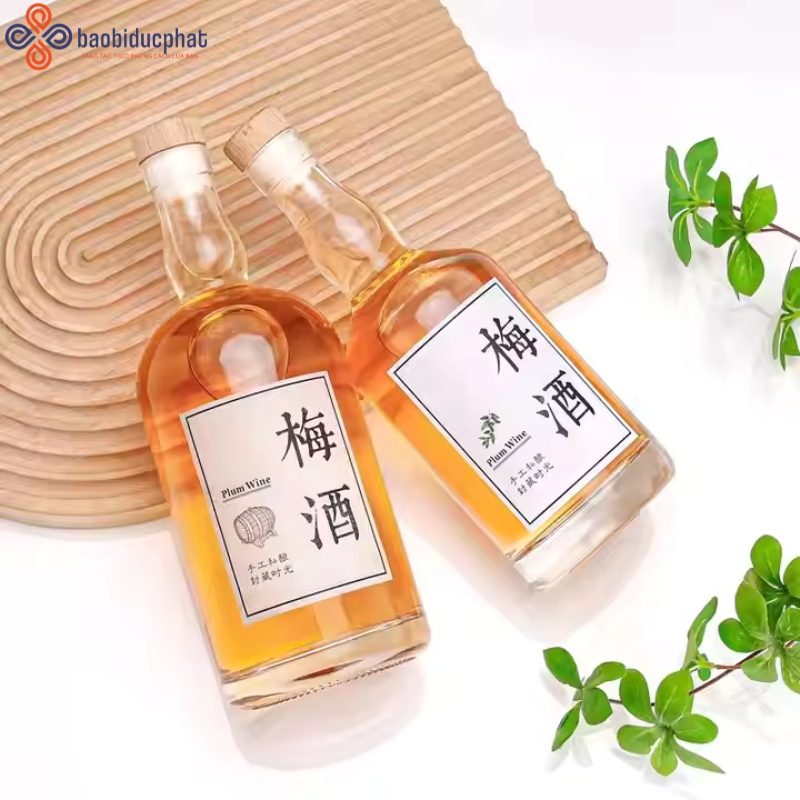 Chai thủy tinh đựng rượu B01-750 dung tích 750ml