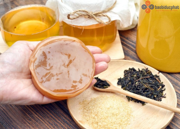 Mẹo ngâm trà kombucha bằng hũ thủy tinh lớn an toàn