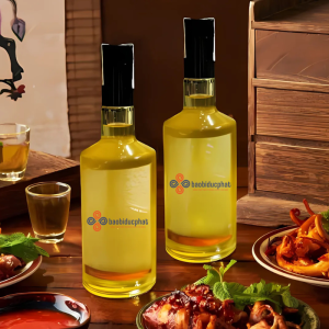 Chai thủy tinh đựng rượu trong suốt 500ml B06-500